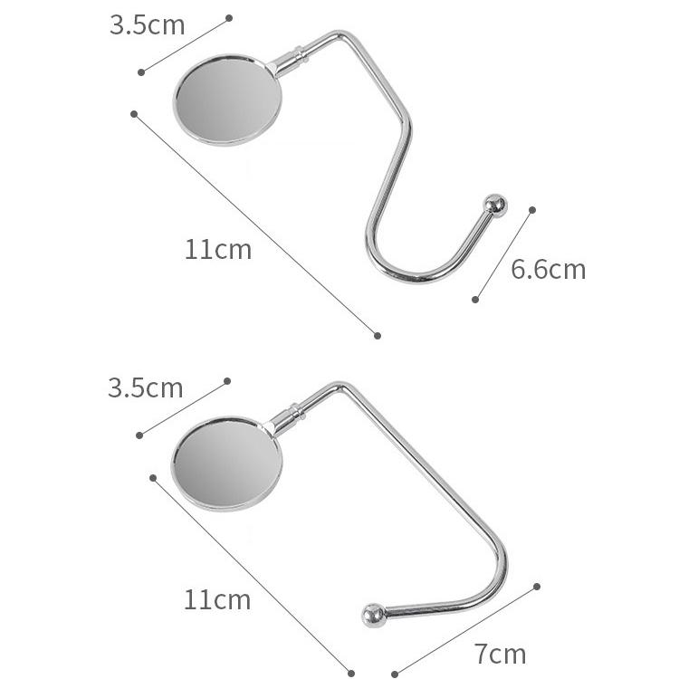 Портативный складной крючок для сумки, вешалка, кошелек, держатели для сумок, складной крючок для стола, женский органайзер для сумки, офисный стол, боковой крючок