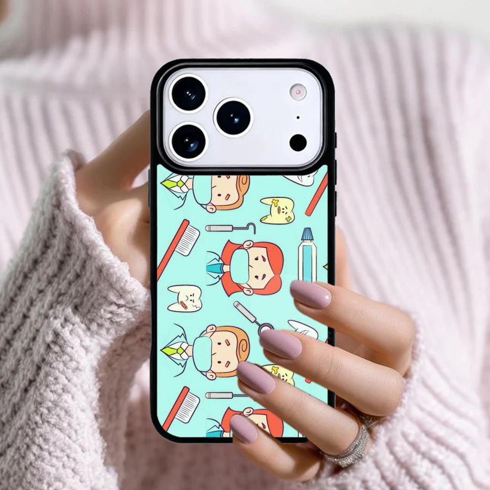Стоматологические определения Зуб Чехол для телефона Для Apple iPhone 17 Air 16E 15 14 Plus 13 12 11 Pro Max Mini Funda Чехол