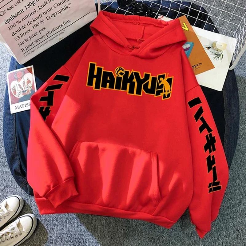 Япония Аниме Haikyuu Манга Принты Толстовки Мужские Новые Модные Толстовки Хип-Хоп Флисовые Толстовки Круглый Вырез Пуловеры Милая Одежда