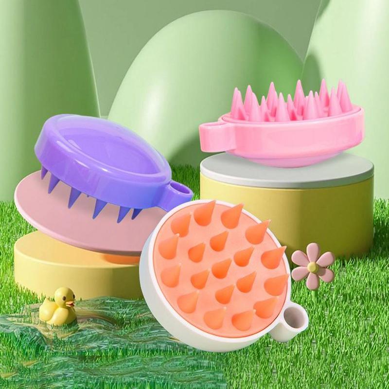 Silicone Shampoo Scalp Hair Massager Shampoo Massage Comb Bath Massage Brush Scalp Massager Hair Shower Brush Comb Care Tool