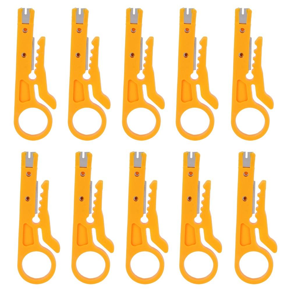 10Pcs Durable Wire Stripper Mini Network Tool Complete Kit Cable Tool Electric Work