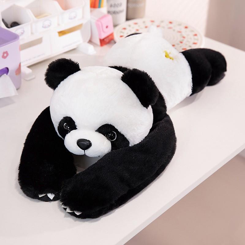 New Style Raccoon Panda Plush Toy - Cartoon Shoulder Doll for Kids