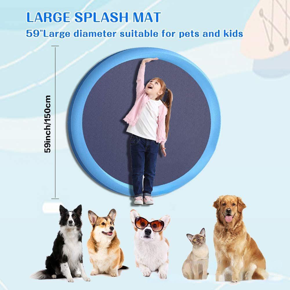 Anti-Slip Material Pet Swimming Children Splash Pad Water Pad