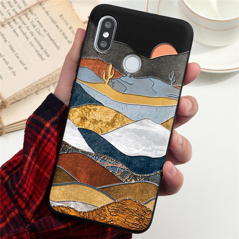 Модный чехол с 3D-тиснением для Xiaomi Redmi Note 8T 10 8 9 Pro s 5 6 7 9C Mi 11 10 A3 9 SE 10T Lite 9T Poco X3 NFC M3 чехол из ТПУ