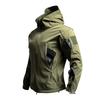 Unisex Outdoor Camouflage Waterproof Windbreaker: Warm, Fleece-Lined, Multi-Pocket Softshell Jacket for Fall and Winter