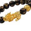 Feng Shui Attract Wealth Men Women Obsidian Stone Beads Bracelets Wristband Good Luck Bangle