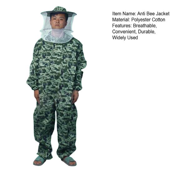 Костюм пчеловода Многоцелевой защитный костюм пчеловода с защитным круглым капюшоном с вуалью для пчелиной фабрики