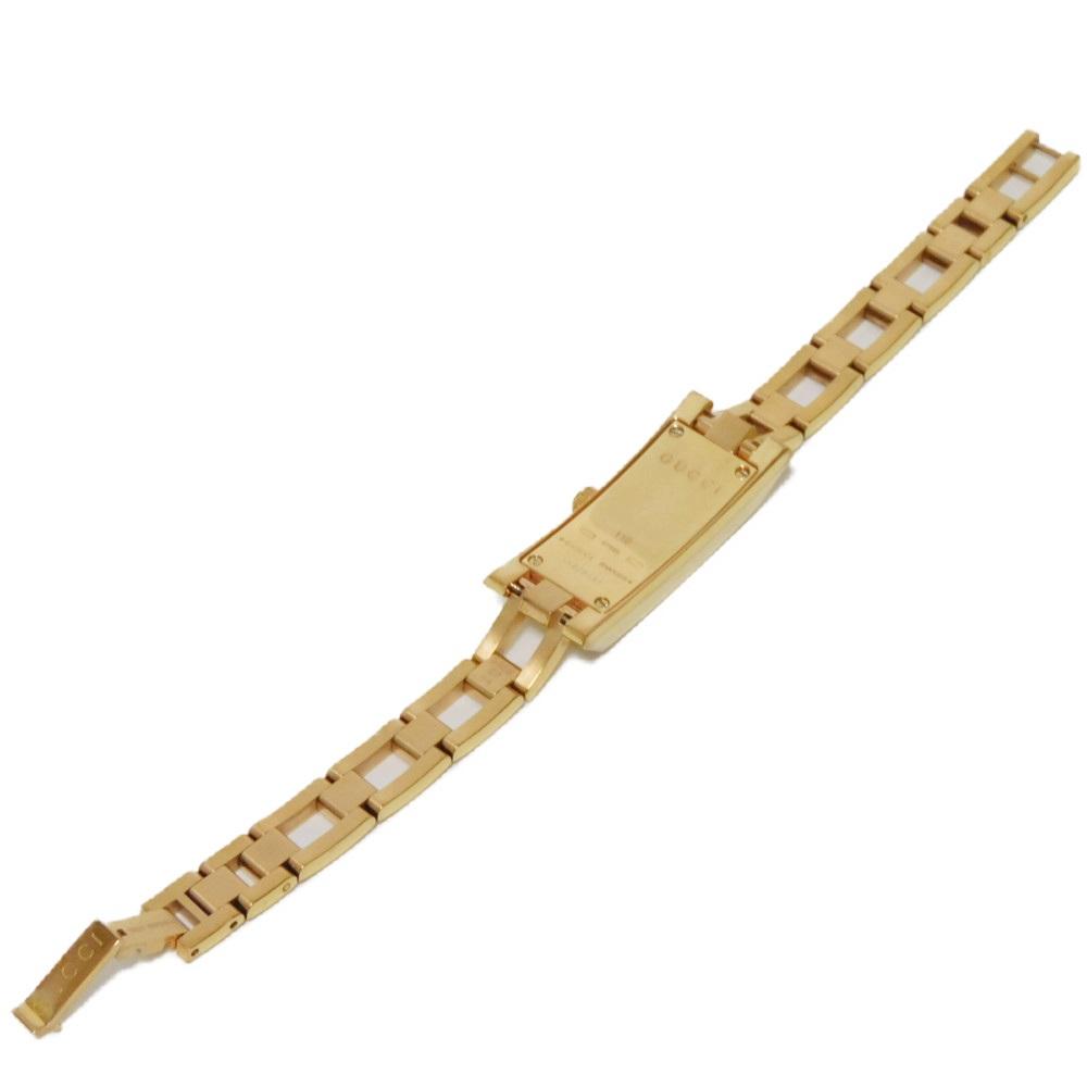 Used 9539 YA110 7975 Quartz Square Face GG Gold Women's from Japan AUTHENTIC