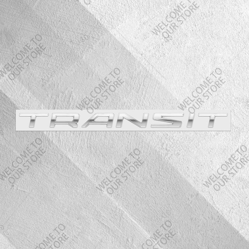 UHB24 3D Metal For Ford Transit Custom Camper Van Car Logo Badge Decor Rear Trunk Sticker Emblem Decoration Sticker Auto Accessories