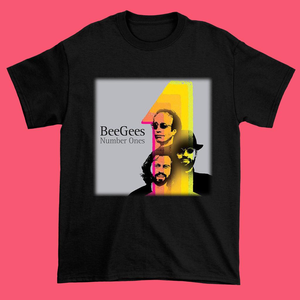 New Bee Gees NUMBER ONES Cotton Black S-234XL Men Women Tee Shirt TU156
