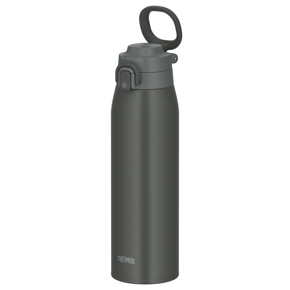 Термос Thermos с вакуумной изоляцией, портативная кружка, 1 л, темно-серый, JOS-1000 DGY