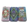 New Skull Long Zipper Wallet Christmas Fright Night Clutch Bag Card Bag