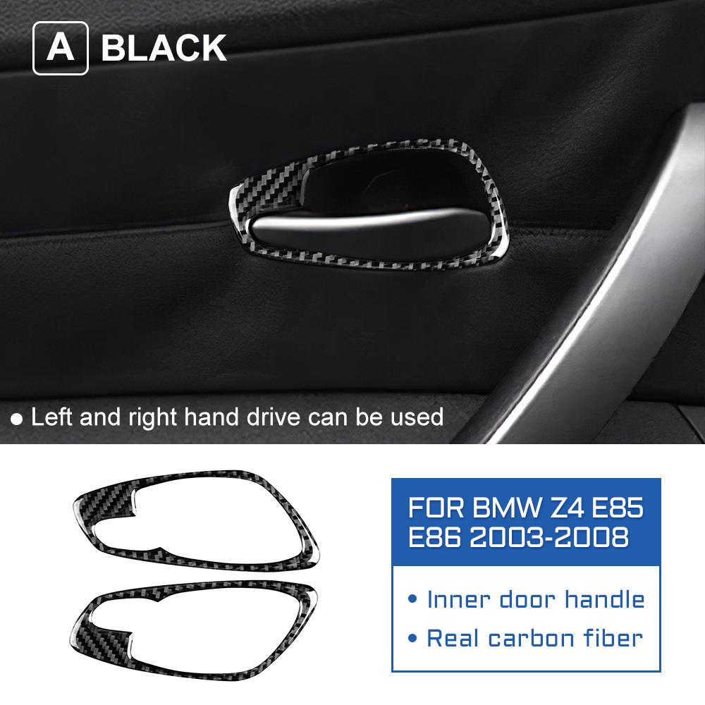 Carbon Fiber Style Gear Shift Collar for BMW Z4 E85 E86 2003-2008 Interior Accessory