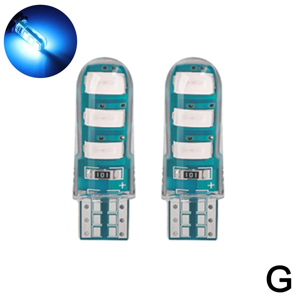 2 шт. T10 Силиконовый чехол Светодиодный плафон автомобиля - 6 SMD 5630 100X 12V Зарядка 194 USB Чипы, W5W Яркость Порт Основание, с D3U0