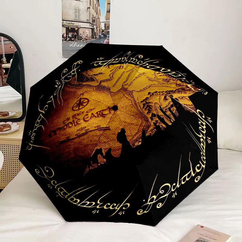 Eyes Of The Dark Lord Umbrella 8-Frame for Travel, camping, Casual Lightweight Portable Umbrella, Essential for every family Holidays Gift