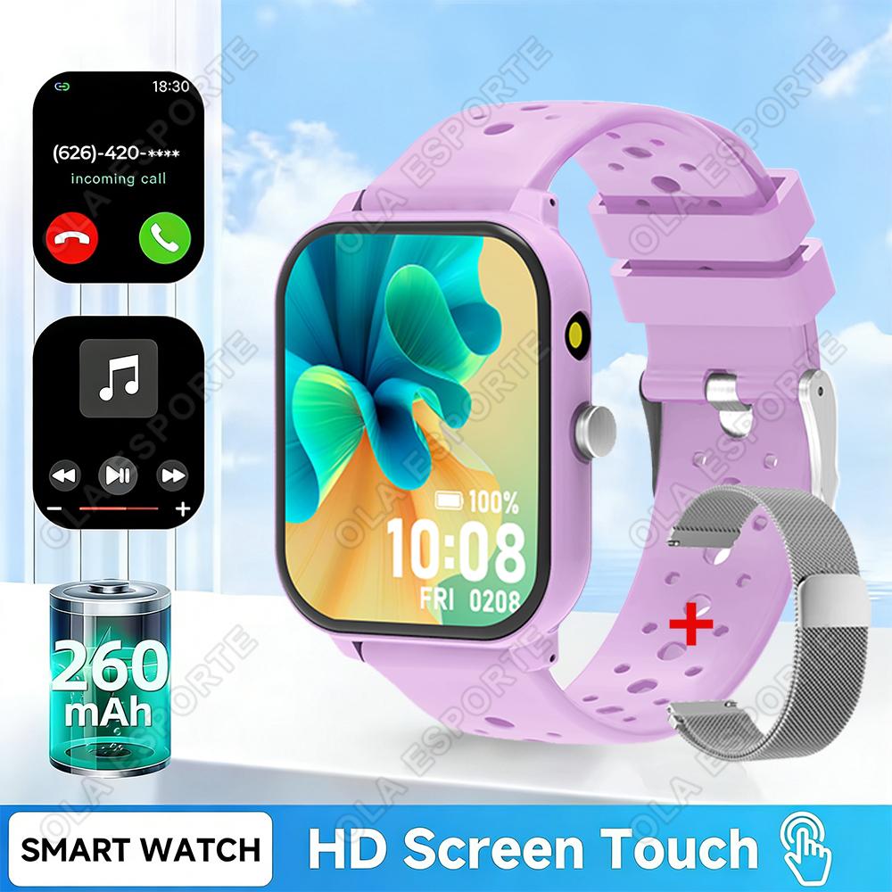 Игровые умные часы 1,83'' Bluetooth-звонки Спортивный режим Управление музыкой/камерой Светодиодный фонарик Длительное время работы Батареи Часы для Android/IOS HT30