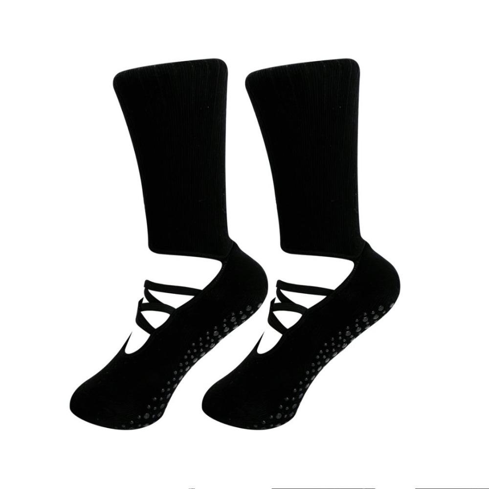 Breathable Fabric Grip Pilates Socks Mid Tube Length Harajuku Street Socks  Casual Wear