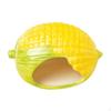 Ceramic Hamster House Small Animal Cave Corn Shaped Indoor Hideout Hut for Rats