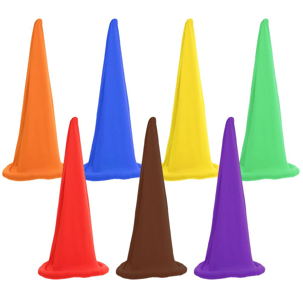 7pcs Christmas Dwarf Hats Gnome Costume Caps For Holiday Party Masquerade Halloween Cosplay Accessories Party Supplies