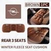 Winter Car Seat Cover Cushion Warm Flannel Protector Booster Pad For Opel Corsa Mokka Astra Cascada Adam Insignia Meriva Vectra BX8
