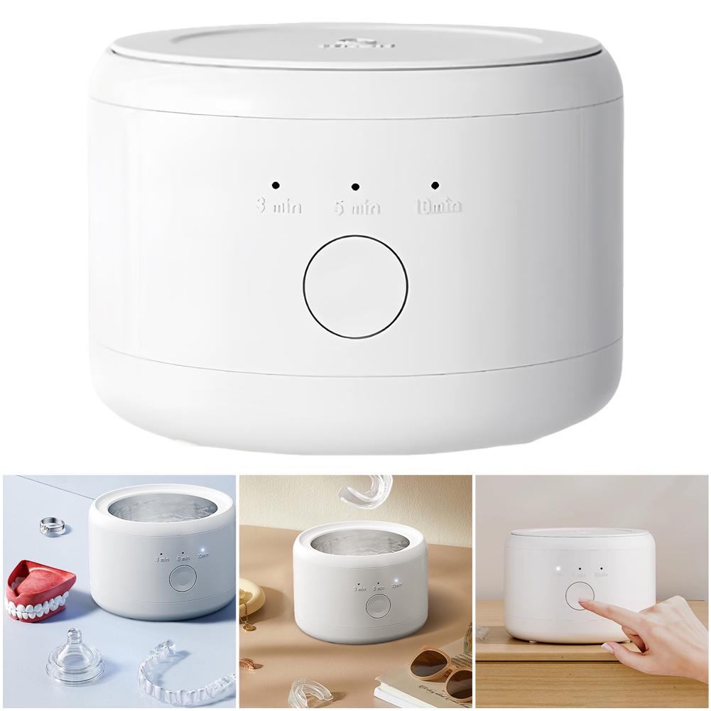 Ультразвуковой высокочастотный вибрационный очиститель Управление одной кнопкой Автоматическое очищающее устройство 3 скорости Таймер для дома, офиса, путешествий