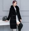 Autumn and Winter Women's New Sheep Shearing Fur Integrated Coat Medium and Long Imitation Fox Fur Collar Fur Coat