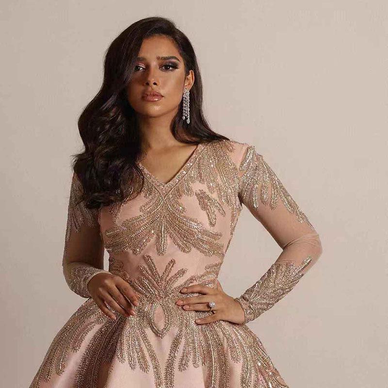 Весна 2025 г. Женское яркое платье из европейской и американской ткани с длинным рукавом, сексуальное вечернее платье