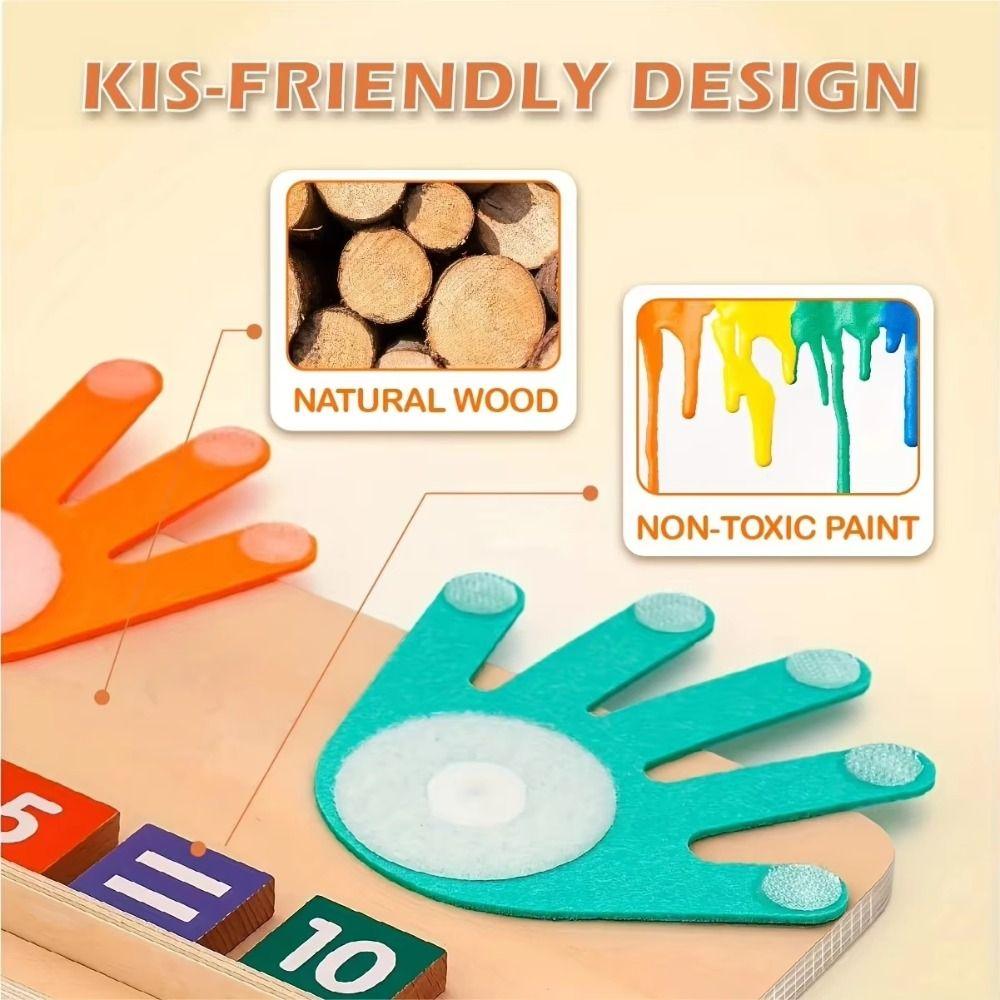 Intellectual Development Finger Counting Toys Number Teaching Aids Preschool Education