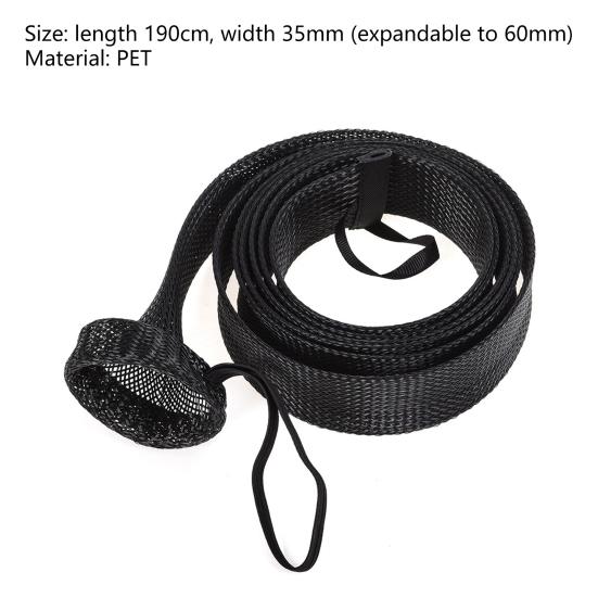 Fishing Rod Sock Wear Resistant High Flexibility Tear Resistant Fishing Rod Sock Cover