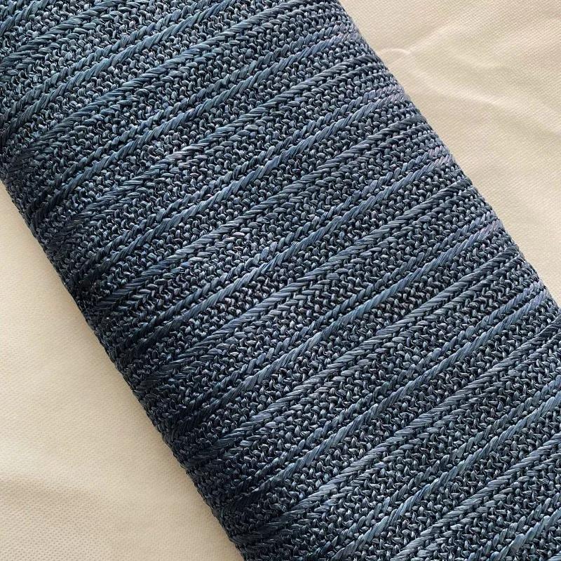 1 ярд экологически чистой полипропиленовой рафии тканой ткани дышащая ручная работа полипропиленовая соломенная ткань ручной вязки материал для пляжной соломенной сумки