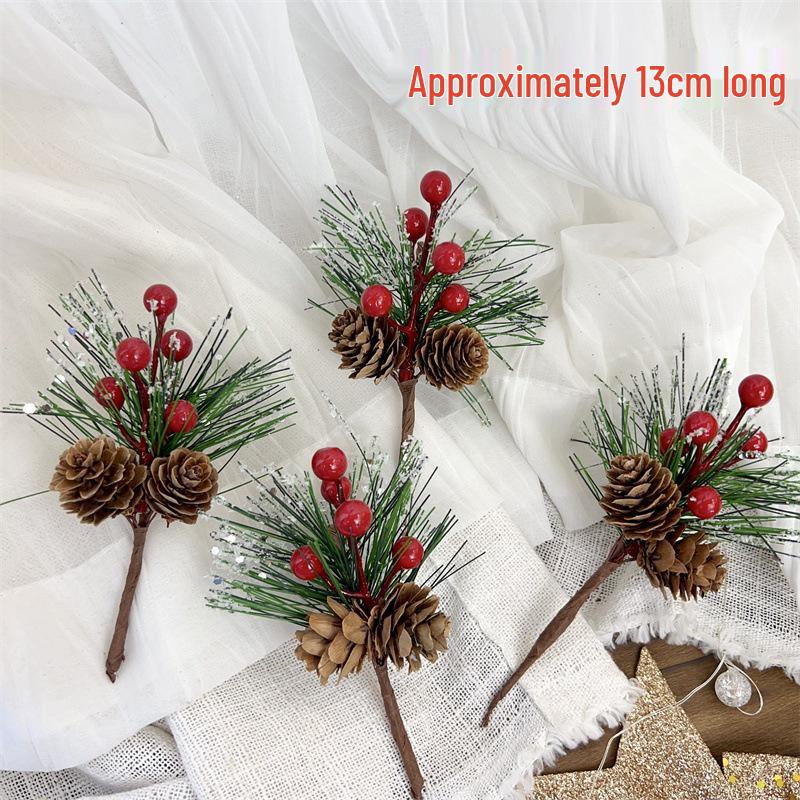 Natural Dried Pine Cones for Christmas Tree Decoration, Photography Props, Floral Wreaths, and Bouquets.