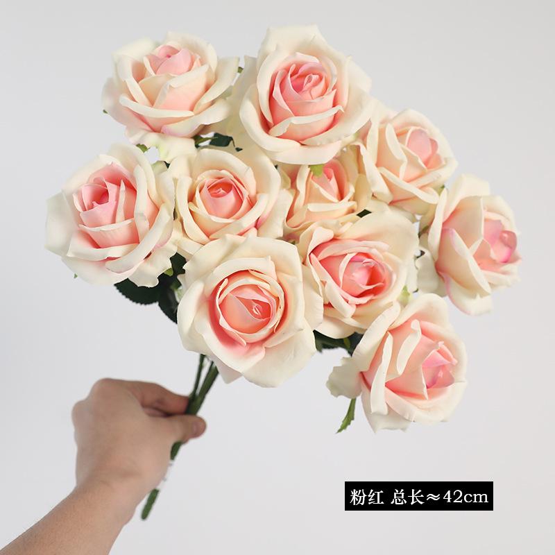 10 head bundle of simulated roses 10cm wedding auditorium set photography ornament