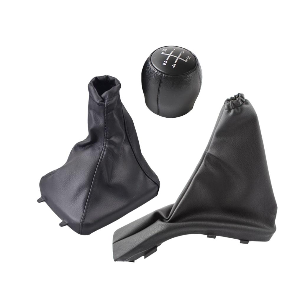 For Vauxhall /Opel Astra II G Zafira A 1998-2010 Car Gear Shift Knob with Gaiter Boot Cover Handbrake cover 1999 2000 2001 2009
