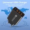 Зарядное устройство USB Type C, 4 порта 3.0 PD, адаптер питания для мобильного телефона, для iPhone Samsung Xiaomi, черный