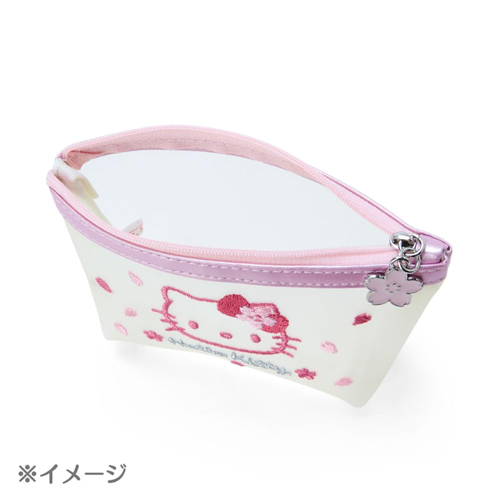 Sanrio Sanrio Sakura Design Series Mesh Pouch Kuromi Kuromi Character 961540 SANRIO (SANRIO) Kuromi-chan 9×15×5cm