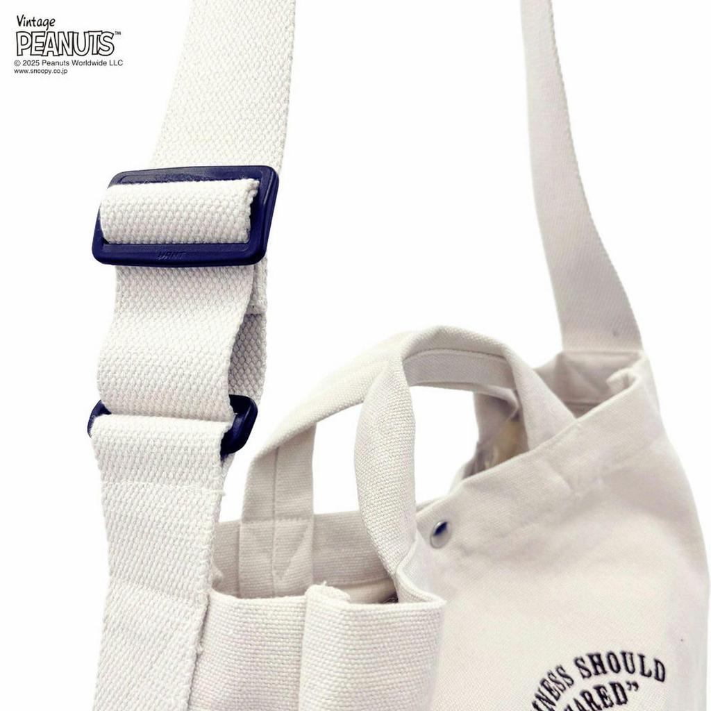 Женская сумка-тоут ROOTOTE Снупи, формат А4, с вышивкой, IP Medium, 2-в-1, Peanuts-0J 8441 (02 Хаки)