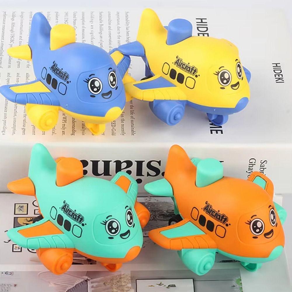 Puzzle Aircraft Inertia Car Model Education Press Inertia Pull Back Toy Children