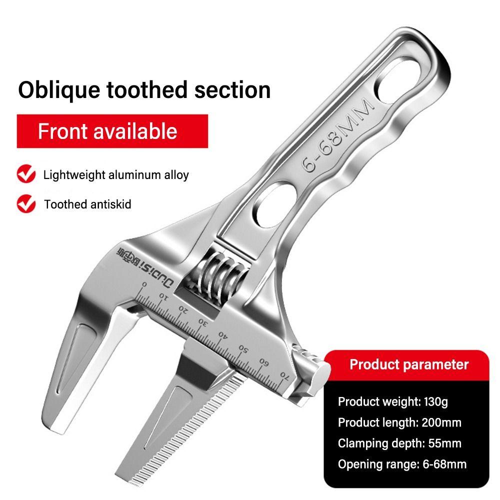 Короткая ручка сантехнический ключ для ванной комнаты очень большой кран отверстие труба инструмент для труб Главная