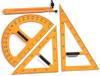 Teaching magnetic geometry drawing set large triangular ruler protractor blackboard demonstration teaching aids 5-piece set