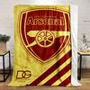 Arsenal Logo with Cannon Design Blanket Flannel blanket for bedroom, living room, sofa, and nap sofas.