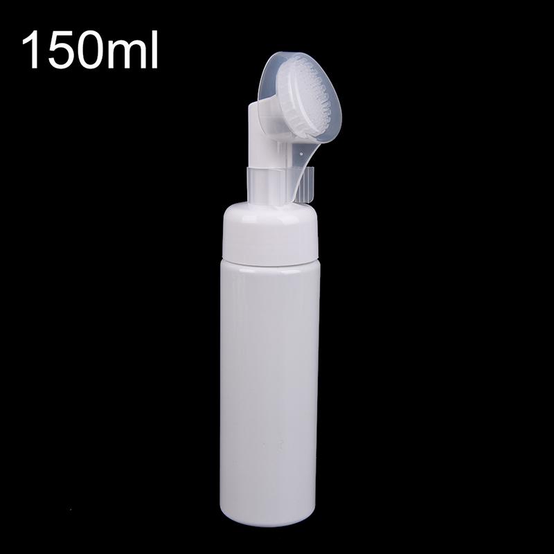 1Pc Foaming Bottle Froth Pump Soap Mousses Liquid With Cleansing Brush