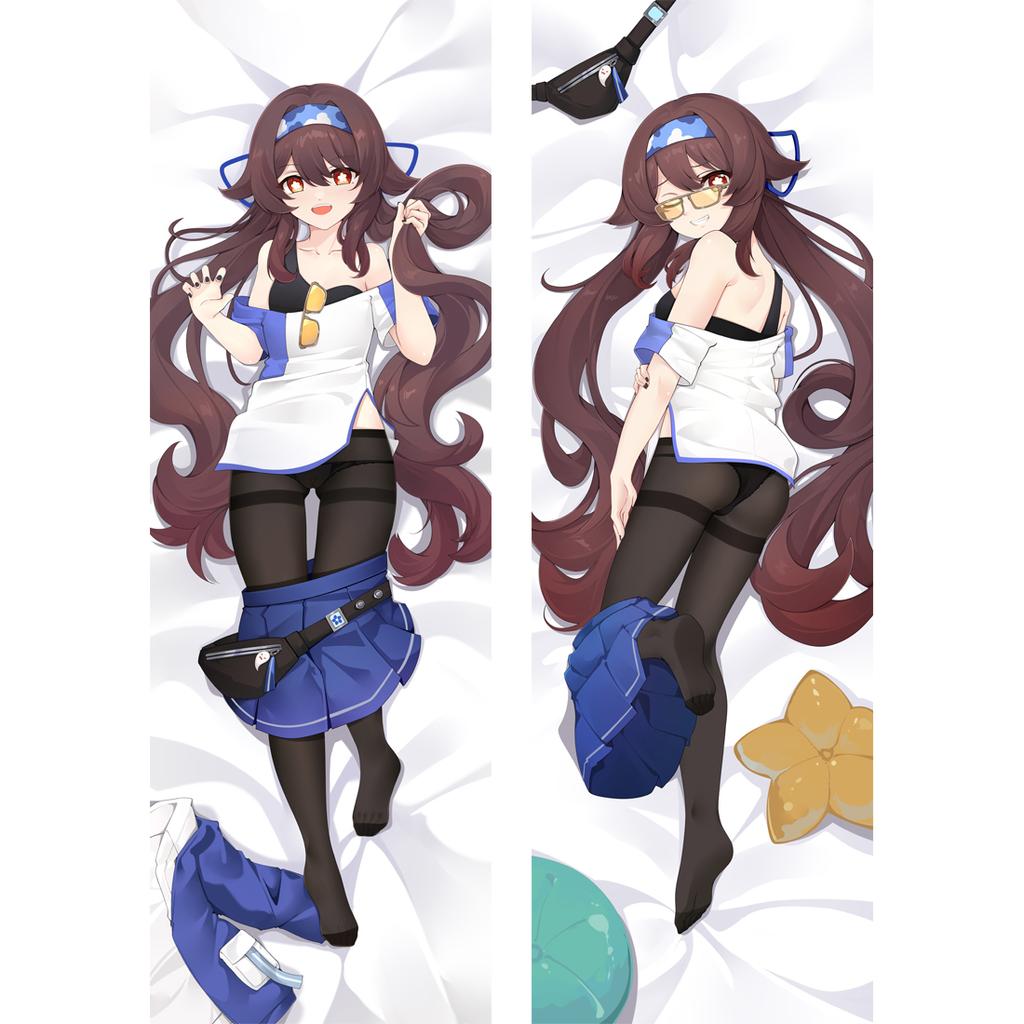 Genshin Impact Hutao Аниме Dakimakura Hu Tao JK Косплей обнимающая наволочка для тела отаку наволочка для подушки домашний декор