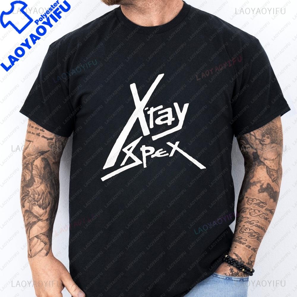 Streetwear XRay Spex Punk Rock Band Graphic TShirt For Both Unisex And Unisex ShortSleeved Suitable For All Occasions