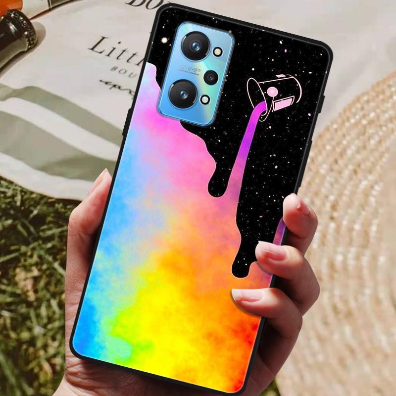 Чехол для Realme Q5 Pro Мягкий силиконовый задний чехол из ТПУ для чехлов телефона Realme Q5 RealmeQ5 Pro Q 5 Защитный модный чехол