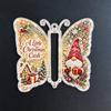 Transparent Butterfly Christmas Ornament Lightweight Holiday Tree Decoration  Kids Gifts