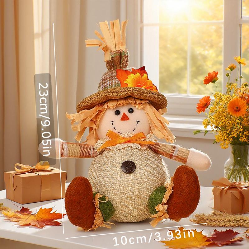 1PC Dolls Hanging Ornaments Doll Pendants Cute Fall Decor Country Style Sunflower Designs Home Decor 23x10cm