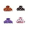 PVC Pumpki Hair Clip Spider Large Shark Clip Acrylic Ghost Hairpin  Fashion Lovers