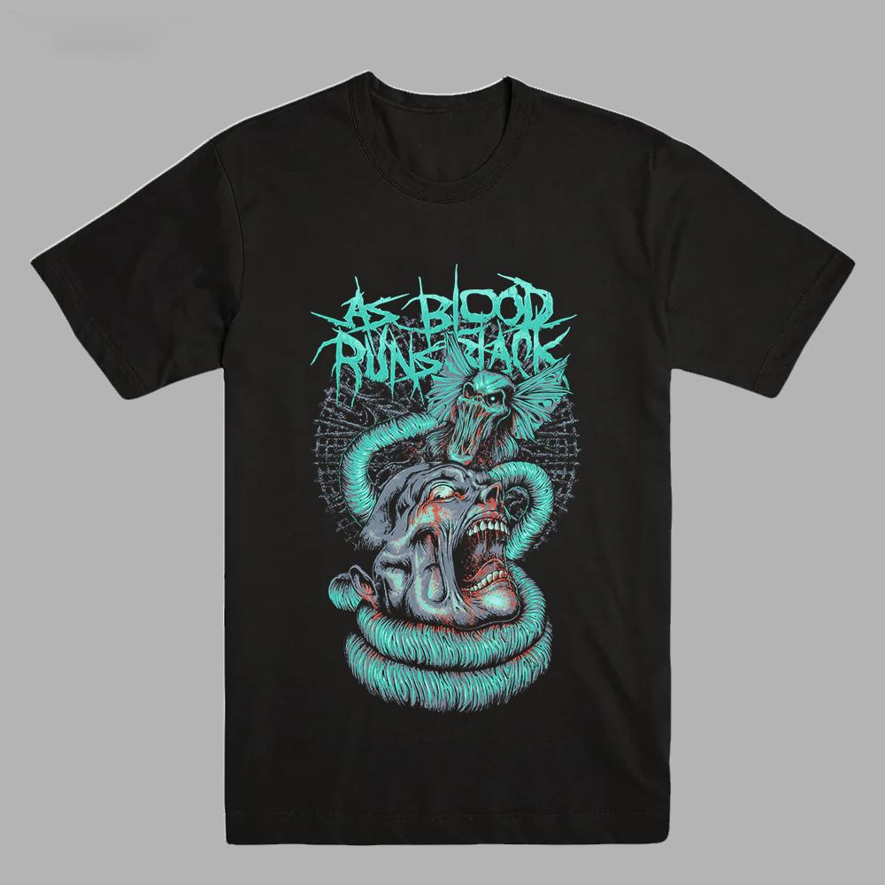 As Blood Runs Black Band Black Short Sleeve Cotton Size S-5XL Shirt PP597 Unisex T-Shirt