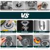 Kitchen Sink Strainer For 3-1/2-inch Drainage Pipes, 304 Stainless Steel Pop Up Sink Stopper, 3 Layers Rubber Rings Anti-Clogging Basket Straine
