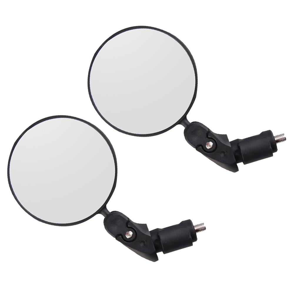 Круглое зеркало заднего вида для велосипеда, автомобильное, вращающееся на 360 градусов, безопасное, складное, с выпуклой линзой, для велоспорта